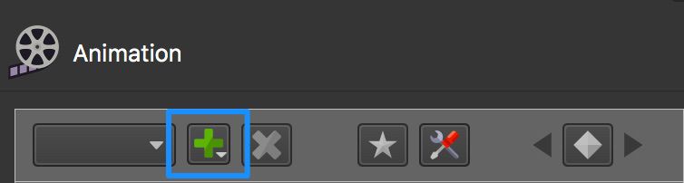 Click the green plus to add a new clip.