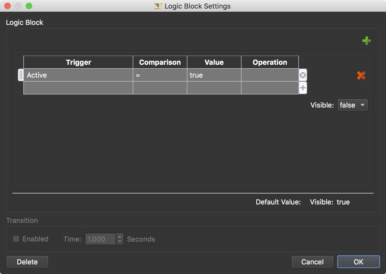 Timer hides elements
