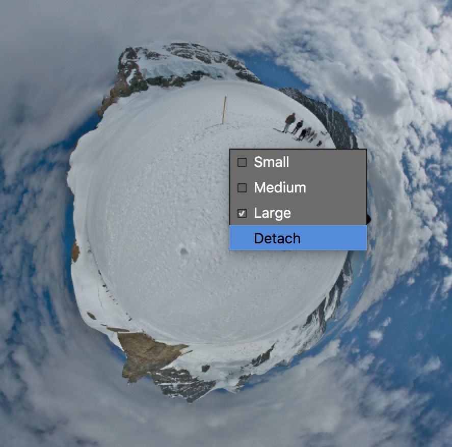 Preview Window Context Menu