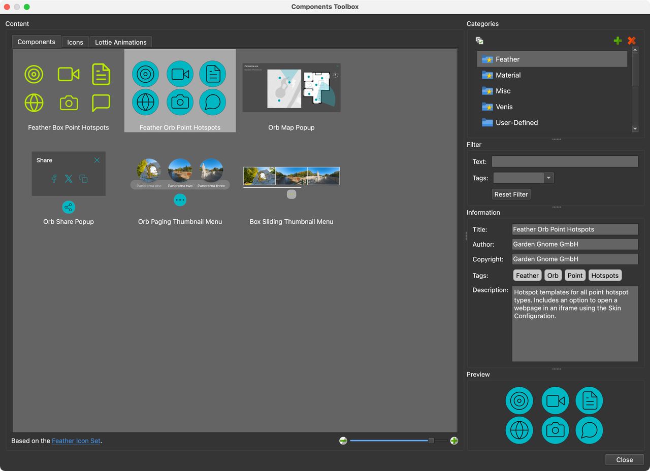 The Components Toolbox